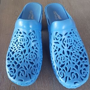 Dansko Pippa Royal Blue Clogs Size 39